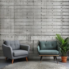 modern living room with sofa