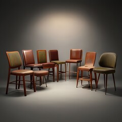 chairs and tables in a restaurant