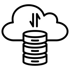 Big Data  Icon Element For Design