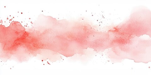 Obraz premium Soft Pink and Coral Watercolor Background with Subtle Blends and White Space, Ideal for Design and Art Projects, 197 Characters