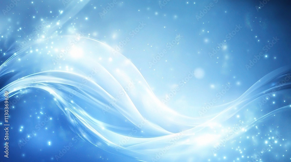 Poster dynamic and futuristic blue gradient abstract background design