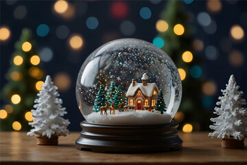 Winter's Enchanted Realm: A Miniature Christmas Wonderland