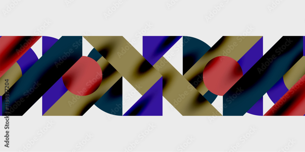 Poster vibrant abstract background circles with smooth gradients, creating a dynamic and modern design. ide