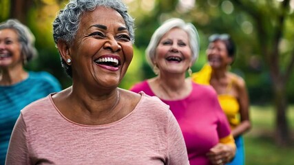 Active senior community centers, showing classes and social events 4k vdo