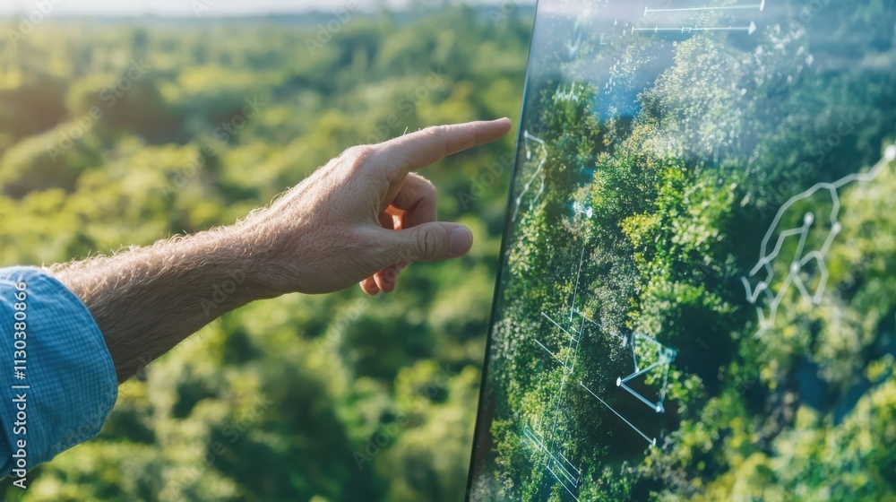 Poster implementing an environmental monitoring system for research insights in natural landscapes a focus 