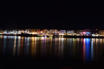 Obraz premium night view of the port