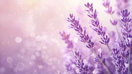 Fototapeta premium Soft Minimalistic Abstract Lavender Design with Gentle Tones