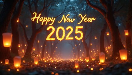 Cheers to a Bright New Year, happy new year 2025, Ai generated