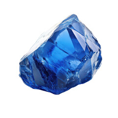 Obraz premium Sapphire Gemstone Isolated for Jewelry Design Transparent png Background.