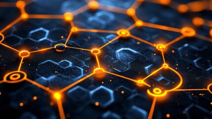 Obraz premium A cutting edge data center that highlights vibrant, illuminated network connections while demonstrating sophisticated cloud computing technologies