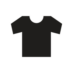 Pixelated White T-Shirt Icon on a Dark Grey Background