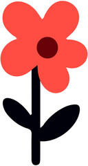 Fototapeta premium Flower icon 