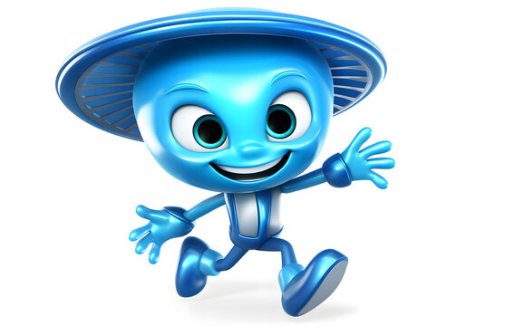 recommend clip art: Cute, funny, colorful, fun style alien cartoon on transparent background.