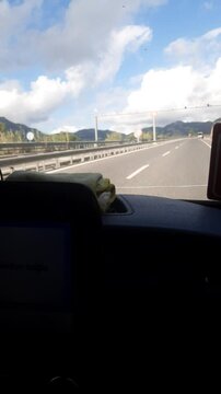 The road from Marmaris to Mulla. A section of the highway.