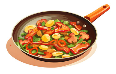 Pan-fried dishes for a healthy and tasty meal