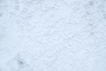 Close-Up of Freshly Fallen Snow Texture in Stockholm