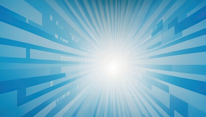Sun Rays Blue Light Comic Background 800