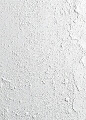 Fototapeta premium Rough-brushed plastered surface with a white coating, rugged finish, aging process, weathered stone
