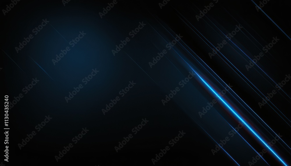 Poster a smooth blue wave of light on a dark background creating a calming visual effect 3