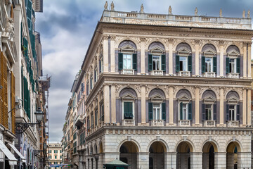 Fototapeta premium San Lorenzo square, Genoa, Italy