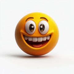 3D smiling face icon in a vibrant design.