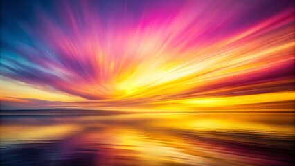 Obraz premium Vibrant Long Exposure Abstract Watercolor Background in Yellow and Pink Hues for Creative Designs and Art Projects, Perfect for Digital and Print Media