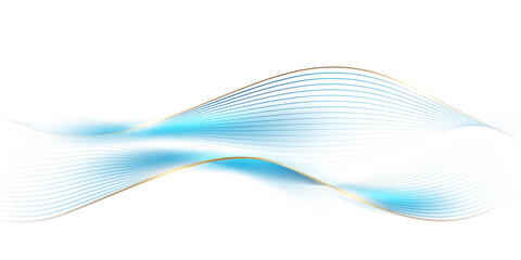 Beautiful abstract blue lines background Vector illustration