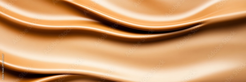 Poster luxurious chocolate mocha mousse gradient transitioning from deep brown to light caramel with a velv