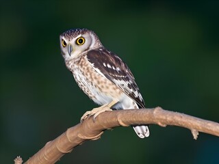 NEW CALEDONIAN OWLET-NIGHTJAR bird, this one most rarest 8th place bird in the world