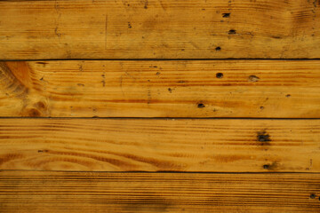 Fototapeta premium Old burnt and brushed polished wooden planks texture