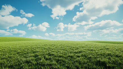Obraz premium landscape with field and sky