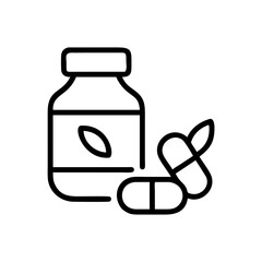 Obraz premium Vitamins icon