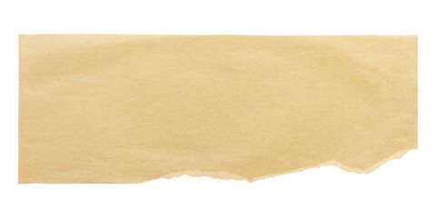 Beige  ripped paper png sticker, transparent background