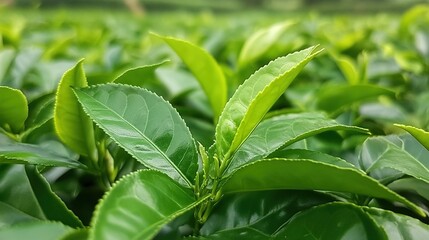 Fototapeta premium green leaves in the garden