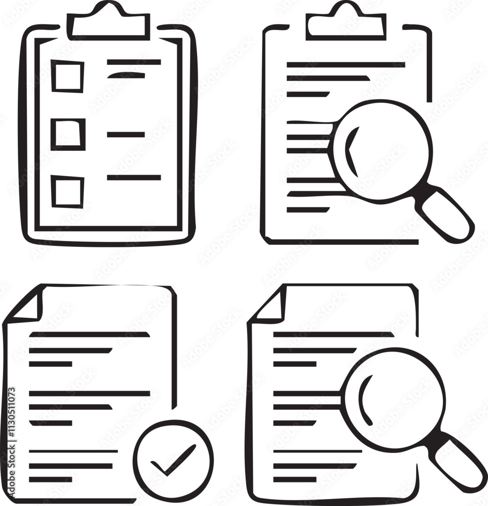Poster paper document vector|report vector|notepad vector|note vector|these vector|writing vector design ic