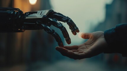 Robotic Hand Pulling Human Hand