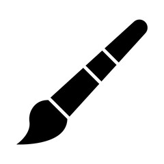 Paintbrush glyph icon