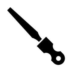 Fototapeta premium Chisel glyph icon