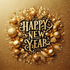 2025 Happy New Year design