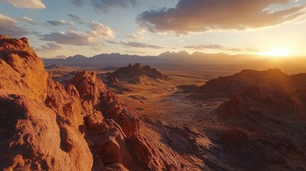 Naklejka premium grand canyon sunset