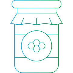 Honey icon single vector illustration