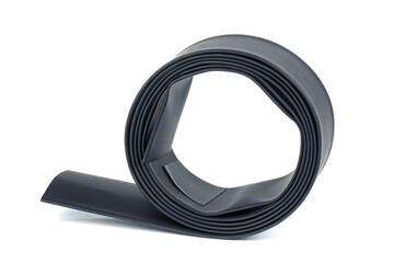 Heat shrink tubing isolated on white background