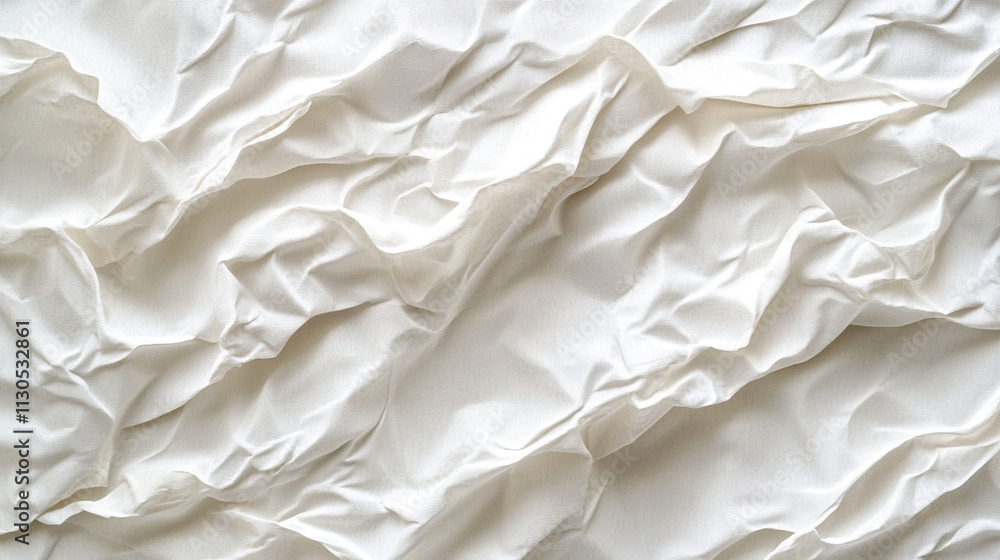 Poster ai generates crumpled white paper texture symbolizing imperfection in graphic design digital environ