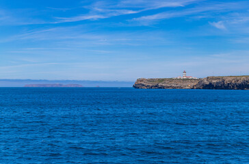 Lighthouse and cliffs of Carvoeiro