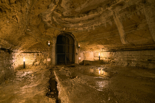 The Camerano caves (also called "underground city of Camerano") are an underground complex in the Marche region of Italy