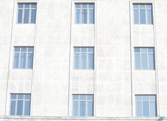 Fototapeta premium Facade of new modern building
