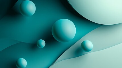 soft green and blue, clarity and balance. geometric patterns like lines or circles