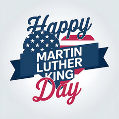 Happy Martin Luther King Day Banner And Poster Design.