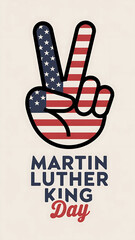 Happy Martin Luther King Day Banner And Poster Design.