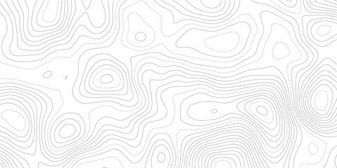 Fototapeta premium Transparent PNG Topographic line map. Modern design with White background with topographic wavy pattern design. 